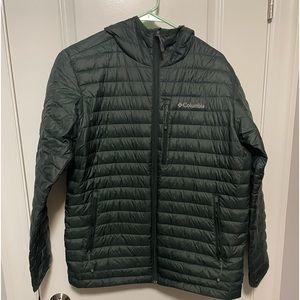 Columbia down jacket, used but good condition.